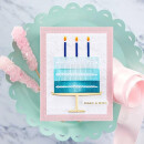 Spellbinders Stitched Fringe Cake Etched Dies