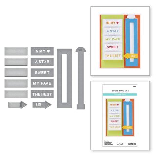 Spellbinders Pick Your Greeting Slider Etched Dies