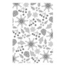 Sizzix Multi-Level Textured Impressions Embossing Folder Winter Pattern by Jennifer Ogborn