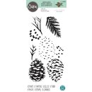Sizzix Layered Clear Stamps 8PK Pine Branches by Lisa Jones