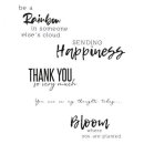 Sizzix Clear Stamps 5PK Sunnyside Sentiments #1 by Pete...