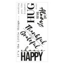 Sizzix Clear Stamps 5PK Sunnyside Sentiments #7 by Pete...
