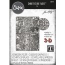 Sizzix 3-D Texture Fades Embossing Folder Industrious by Tim Holtz