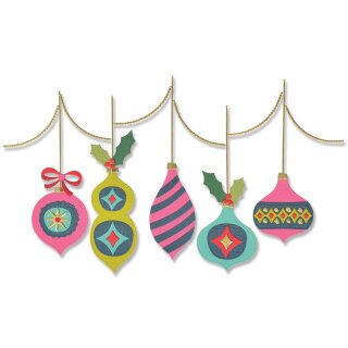 Sizzix Thinlits Die Set 18PK Funky Baubles by Jennifer Ogborn