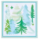 Sizzix Layered Stencils 4PK Doddle Trees by Olivia Rose