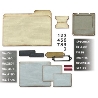 Sizzix Thinlits Die Set 54PK Specimen by Tim Holtz