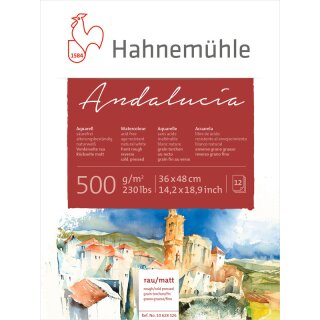 Hahnemühle Aquarellpapier Andalucia 500g/m²