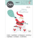 Sizzix Thinlits Die Set 10PK - Santa`s Bike by Olivia Rose