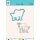 Stanzschablone Farm Leben,Kuh mit Kalb 71x55mm