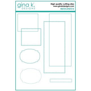 Gina K. Designs Stanzschablonen Master Layouts Set 10