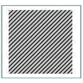 Gina K. Designs Background Stamp- Diagonal Stripes