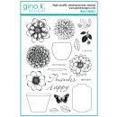Gina K Designs STAMPS- Fresh Flowers
