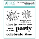 Gina K. Designs STAMPS- Party Time