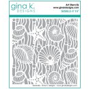 Gina K. Designs Stencil Seashells