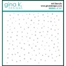 Gina K. Designs Stencil Snowfall