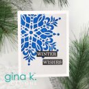 Gina K. Designs Stencil Stellar Snowflake