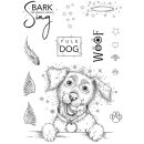 Bark The Herald Angels Sing A5 Clear Stamps
