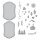 Spellbinders Winter Label Motifs Etched Dies
