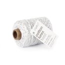 Kordel aus Baumwolle & Lurex metallic 2mm/50Meter...