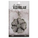 Tim Holtz Assemblage Pendant Ruffled Floral