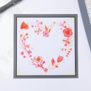 Sizzix Layered Stencils 4PK Heart Wreath by Olivia Rose