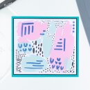 Sizzix Layered Stencils 4PK - Abstract Marks by Lisa Jones