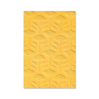 Sizzix 3-D Textured Impressions Embossing Folder - Quirky Florals by Kath Breen