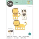 Sizzix Thinlits Die Set 9PK - Animal Finger Puppets by Lisa Jones