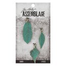 Tim Holtz Assemblage Charms Patina Leaves