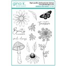 Gina K. Designs Stamp Wildflowers 2