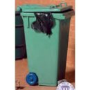 Müllcontainer Miniatur, 85x53mm