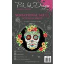 Pink Ink Design Sensational Skull Schädelk 105x83mm