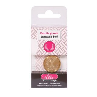 Siegelplatte Olivenkranz 24mm