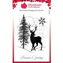 Clear Stamp Musical Deer 120x90mm