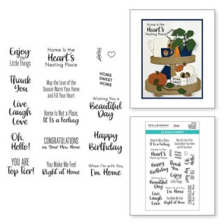 Tiered Tray Sentiments Clear Stamp