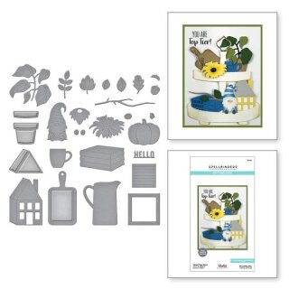 Spellbinders Tiered Tray Décor Etched Dies