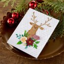 Spellbinders Floral Stag Etched Dies Simon Hurley