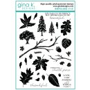 Gina K. Designs Stamp Beautiful Leaves