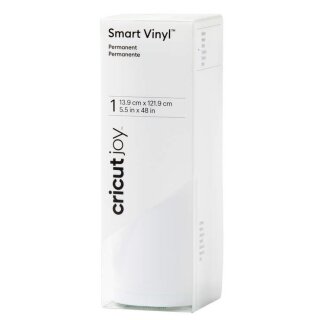 Cricut Joy Vinylfolie Permanent Weiss Matt