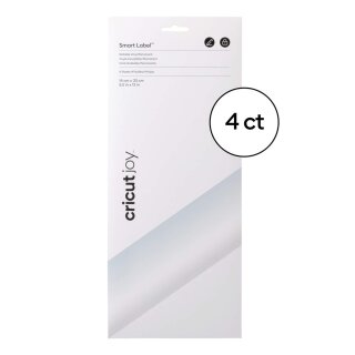Cricut Joy Smart Label beschreibbares Vinyl permanent Transparent