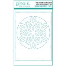 Gina K. Designs Die Snowflake Circle Cover Plate