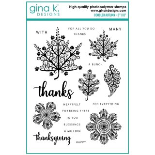 Gina K. Designs Stamp Doodled Autumn