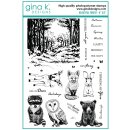 Gina K. Designs STAMPS- Beautiful Forest