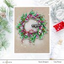 Altenew Mistletoe Wreath Stamp Set