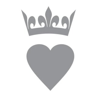 Stempel Queen of Hearts 7,62x3.81 cm