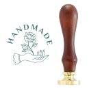 Spellbinders Brass Wax Seal with Handle Handmade mit Hand