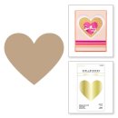 Spellbinders Glimmer Essential Solid Heart Glimmer Hot Foil Plate