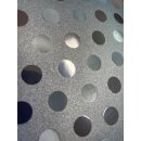 Vinylfolie Dots Glitter, 30x50 cm Silber