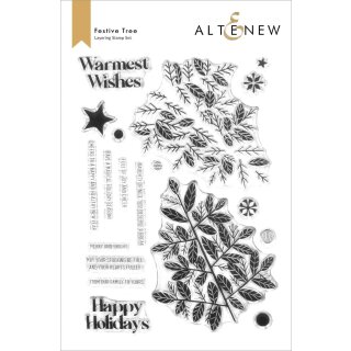 Altenew Festive Tree Stamp Set
