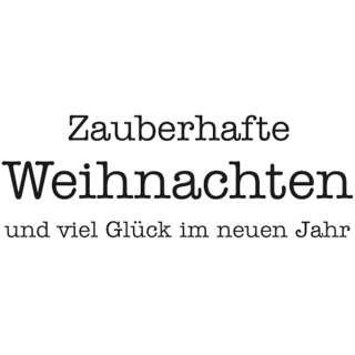 Stempel mit Holzblock,Zauberhafte Weihnachten &...